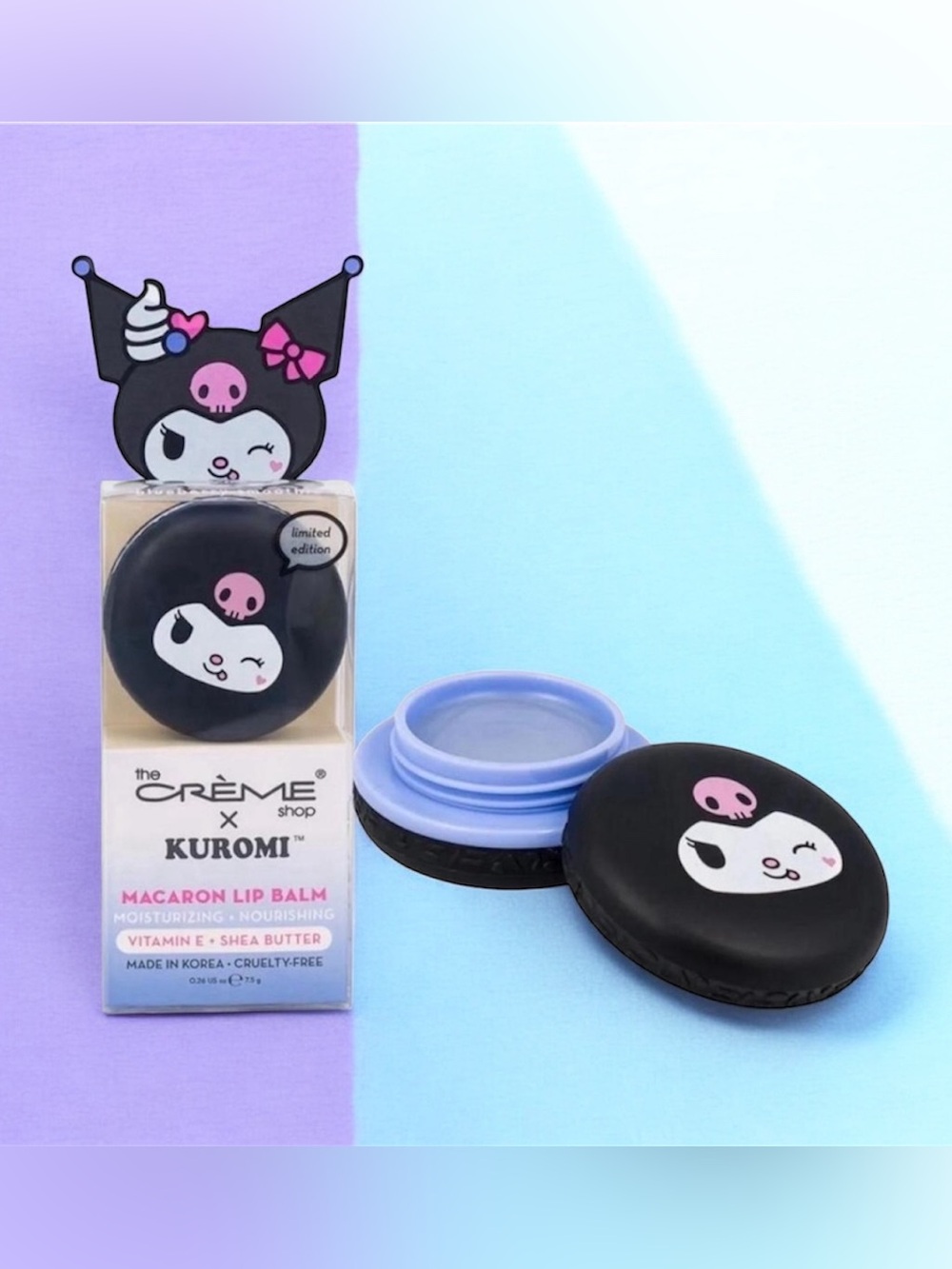 The Crème Shop Kuromi Macaron Lip Balm